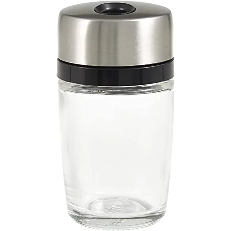 Cole & Mason H121808 Cambridge Gewürzregal mit 16 Gewürzgläsern, 360 Gewürzkarussell/Gewürzregal Stehend, Edelstahl/Glas, Gewürze/Kräuter enthalten, 2 Jahre Garantie – Bild 5