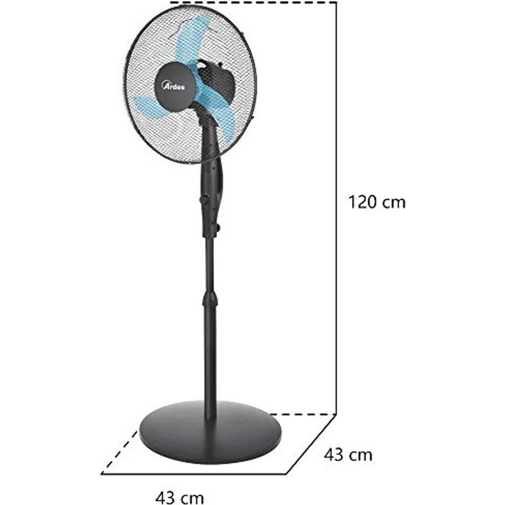 Ardes AR5EA41PB Easy 41PB Plus Standventilator 3 Flügel 40 cm rund – Bild 11