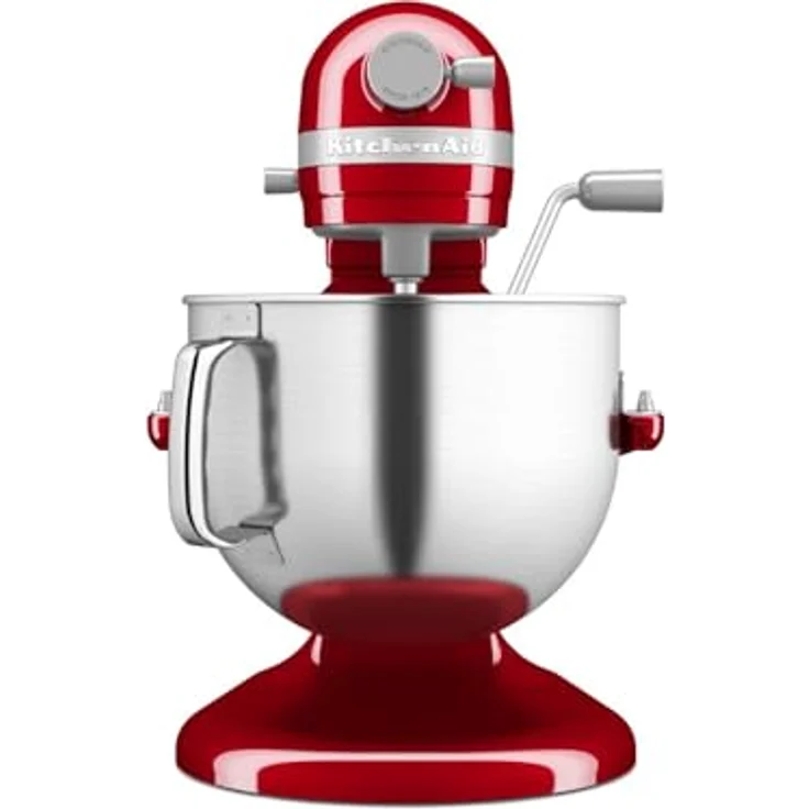 KitchenAid Küchenmaschine 5KSM70SHXEER, 375 W, 6,6 l Schüssel mit Schüsselheber, rot – Bild 2