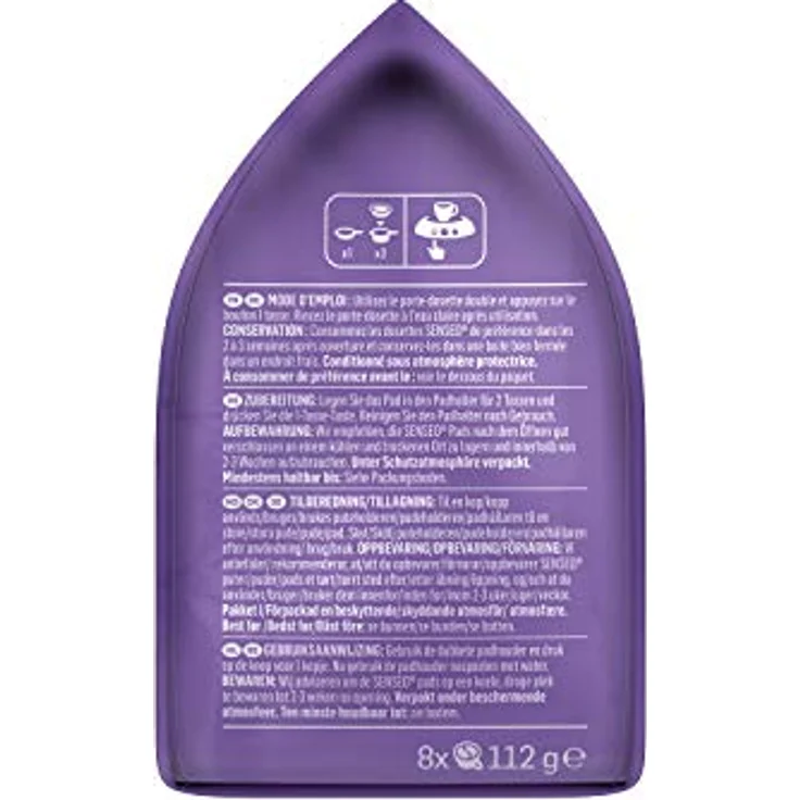Senseo Milka Choco Pads 10er Set, Schokoladengetränk, Kakaogetränk, Kaffeepads, 10 x 8 Pads - Portionen – Bild 7