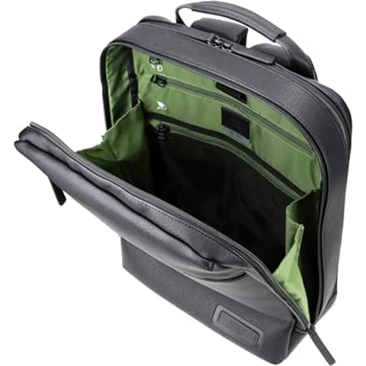 Jost Riga Rucksack aus Leder, 43 cm, schwarz, 100% Leder, 32 cm x 16 cm x 43 cm – Bild 6
