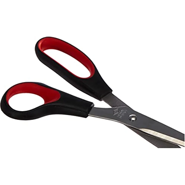 Wedo 9768 Schere Universal (Soft-griffen 21 cm/9768 21,0 cm) schwarz/rot – Bild 3