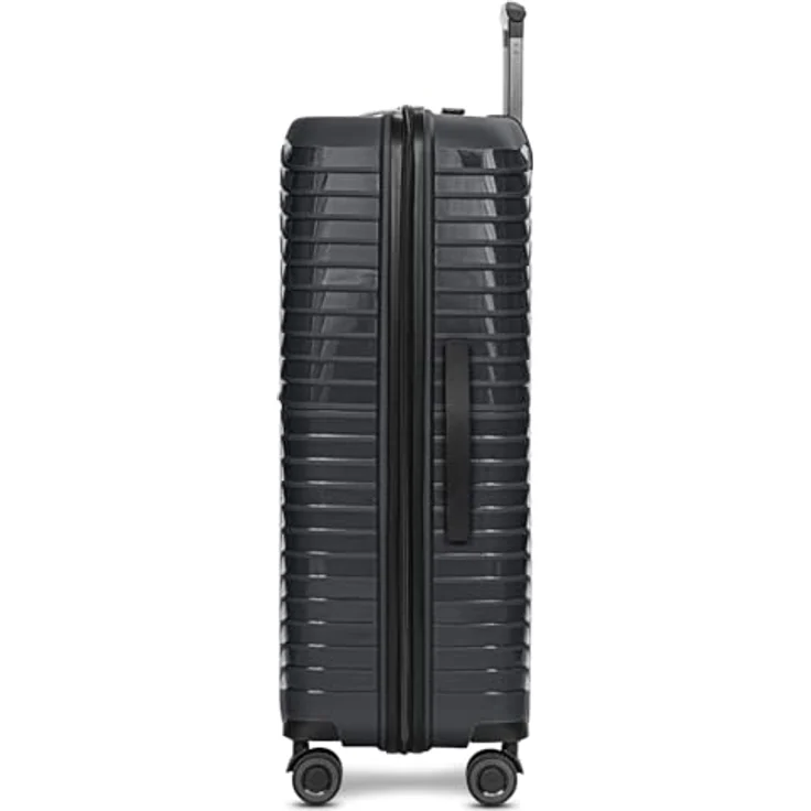 Stratic Shine Koffer & Trolley Groß | Hergestellt aus Bruch- & Kratzfestem Polypropylen mit 4 Rollen, arretierbarer Griff, Kreuzpackgurt und TSA-Schloss | 51 cm x 30 cm x 75 cm - 4.03kg – Bild 3