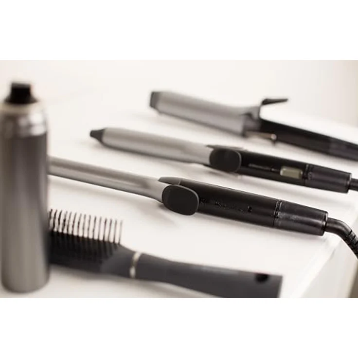 Remington Lockenstab Pro Big Curl CI5538 mit Klemme, 38mm, antistatischer Keramik-Turmalin-Beschichtung, 8 Temperatureinstellungen, schwarz – Bild 6