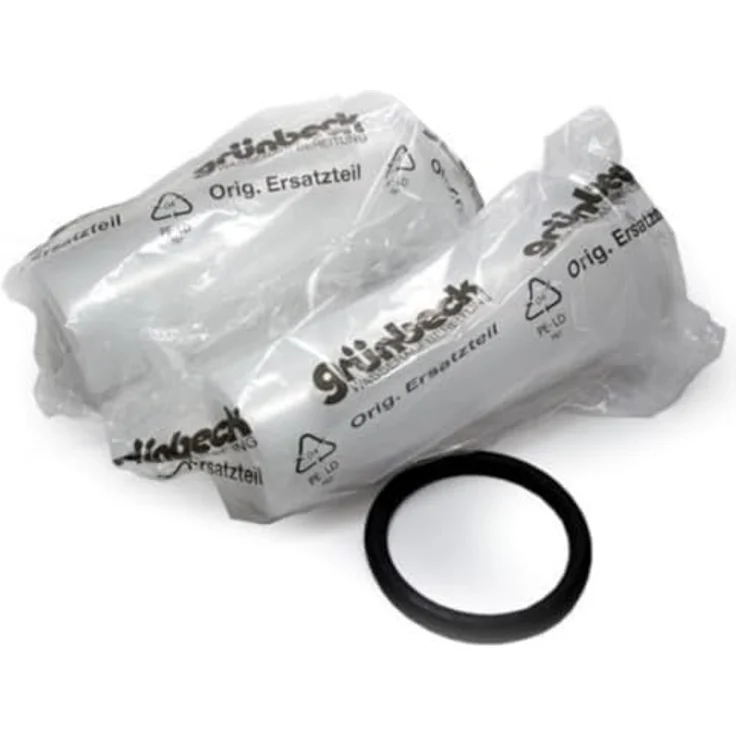 GRÜNBECK GENO-EFK 80 µm Filterkerzen Größe 1, Set aus 2 auswechselbaren Ersatzfiltern mit Schutzglocke für zuverlässige Trinkwasserfiltration – Bild 1