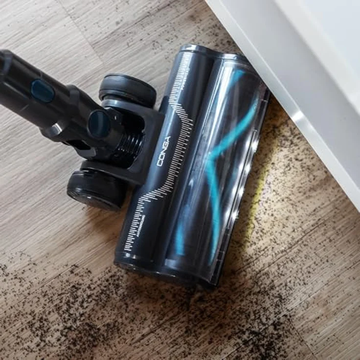 Cecotec Conga Rockstar RS50, Kabelloser Stabstaubsauger mit 400 W, 60 Minuten Akkulaufzeit, schwarz-blau, 0,5 l Staubbeutel – Bild 13