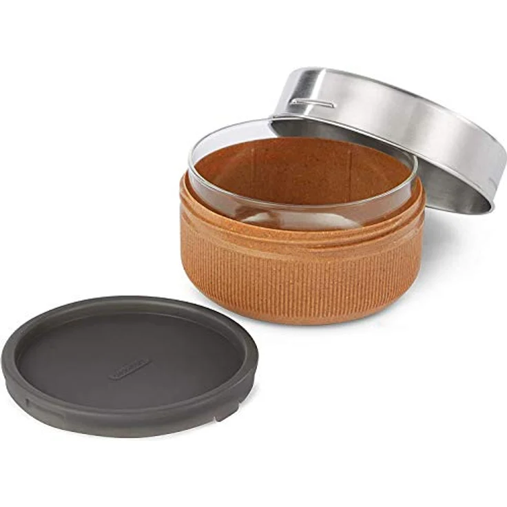 Black+Blum Lunchschale Lunchbecher, Glas, Mandel, 750 ml- 25 FL oz – Bild 2