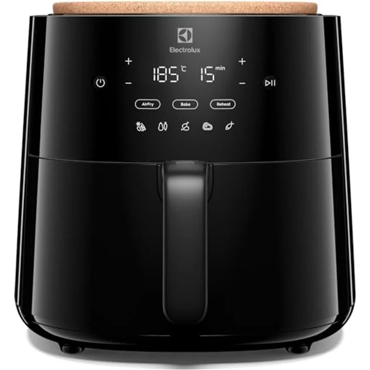 Electrolux EAF5B Luftfritteuse, 5 l mit voreingestellten Kochmethoden und Antihaftbeschichtung – Bild 1