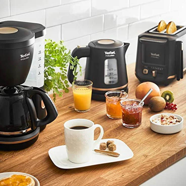 Tefal TT5338 Includeo 2-Scheiben-Toaster, 850 Watt, 7 Bräunungsstufen, Aufwärmfunktion, Brotzentrierung, schwarz – Bild 5