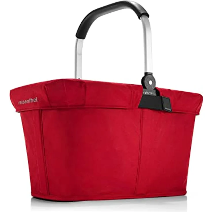 reisenthel carrybag cover, Abdeckung für Einkaufskorb in Schwarz, wasserabweisendes Design, einfacher Gummizugverschluss – Bild 5