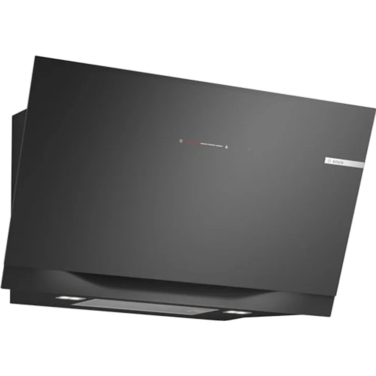 Bosch DWJ91LT60, Serie 8, Smarte Dunstabzugshaube, 90 cm, Klarglas schwarz bedruckt, Extrem Leise Wandesse, Made in Germany, Steuerung über Kochfeld, Einstellbare Farbtemperatur, PerfectAir-Sensor – Bild 1