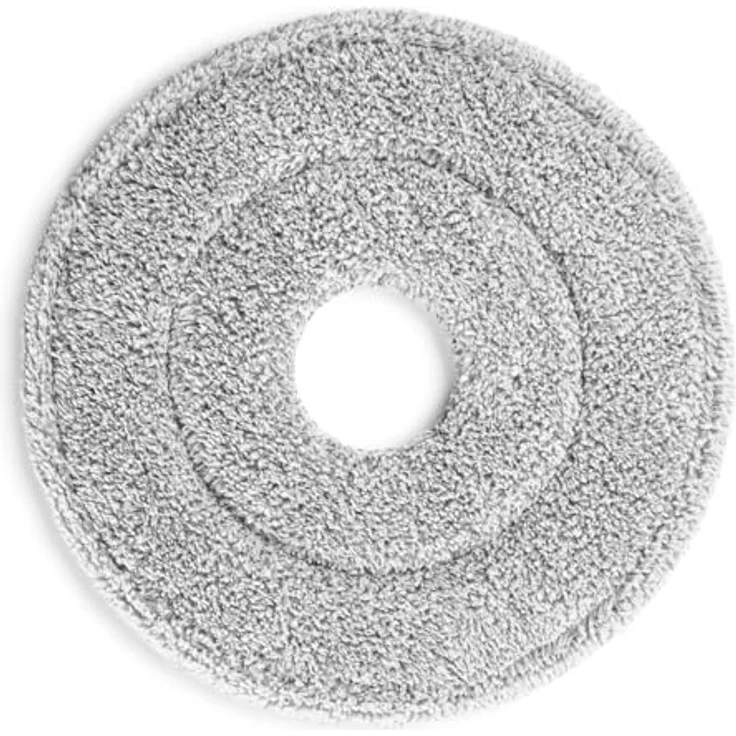 CLEANmaxx Power Spin-Mopp Wischtücher | Saugstarke Mikrofaser-Wischtücher im praktischem 2er-Set | Für alle Böden geeignet & Waschbar bei 40 °C | Ersatz-Stück [Ø 23cm] – Bild 5