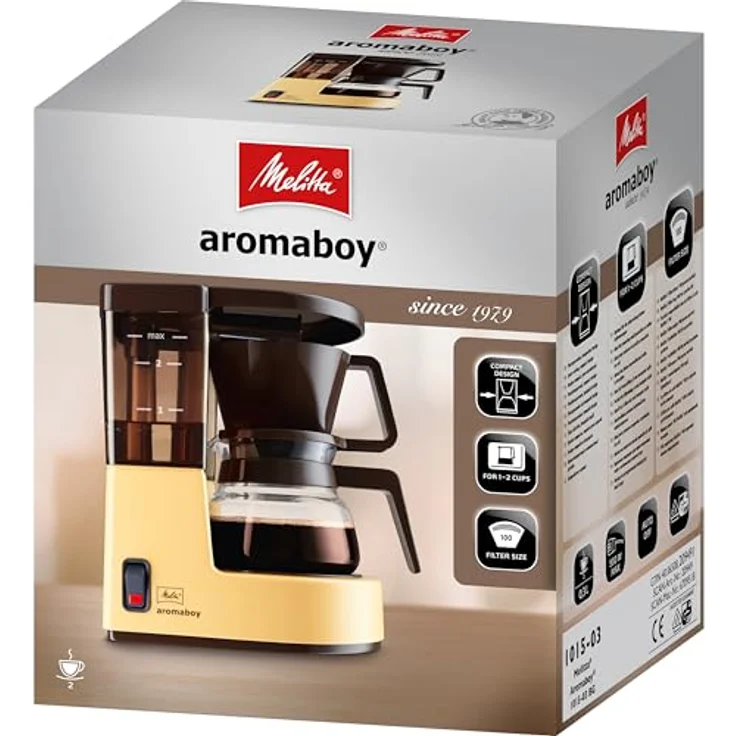 Melitta 1015-03 Aromaboy Filter-Kaffeemaschine, Beige-Braun – Bild 4