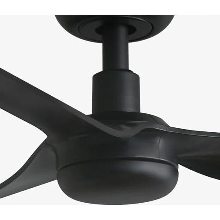 Faro MINI Punt, Kleiner schwarzer DC-Deckenventilator mit 6 Geschwindigkeiten und nur 23,5 cm Aufbauhöhe – Bild 3