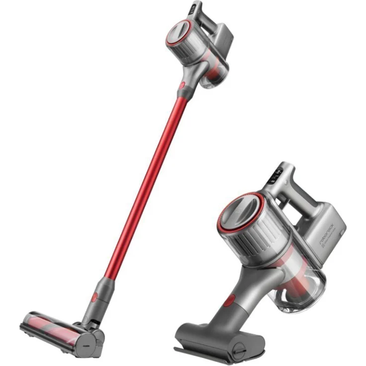Roborock H7 Handstaubsauger, 90 min Akkubetrieb, Zyklon-Technologie, grau-rot – Bild 2