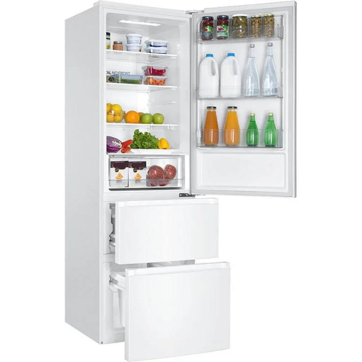Haier HTR3619ENPW Kühl-Gefrierkombination, freistehend, weiß, NoFrost, 0-Grad-Zone, Schnellkühlen und -gefrieren, Urlaubsschaltung, Breite 59.5 cm – Bild 2