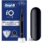 Oral-B iO Series 2 Elektrische Zahnbürste, 3 Putzmodi, Magnet-Technologie, Night Black