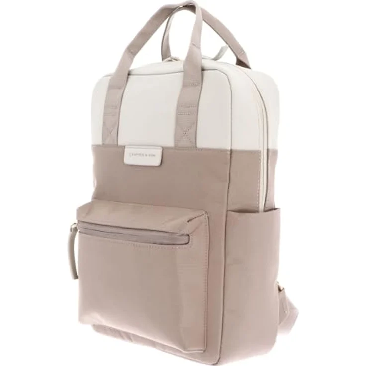 Kapten & Son Bergen City Rucksack, 33,5 cm, grau, 100% PET, 23,5 cm x 9,5 cm – Bild 2
