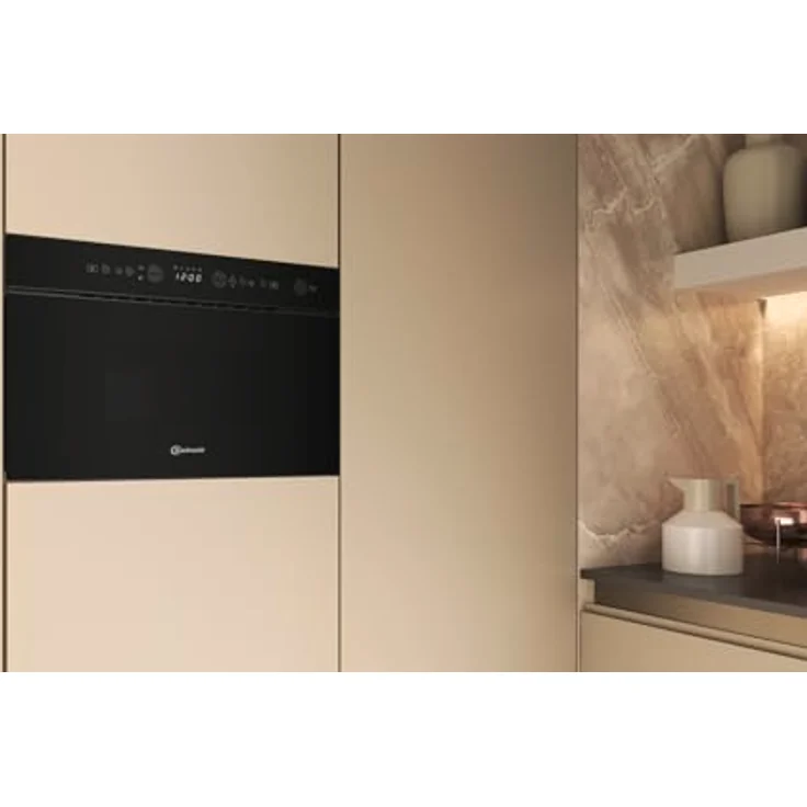 BAUKNECHT Einbau-Mikrowelle BMN14BK, Mikrowelle, 22 l, 3D-System, 750 W, schwarzes Glas – Bild 7