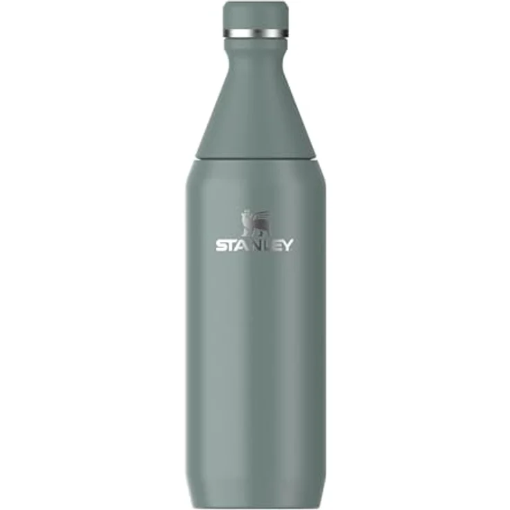 STANLEY All Day Slim Bottle 0,60 L, doppelwandige Vakuumisolierung, aus recyceltem Edelstahl, Farbe shale – Bild 1