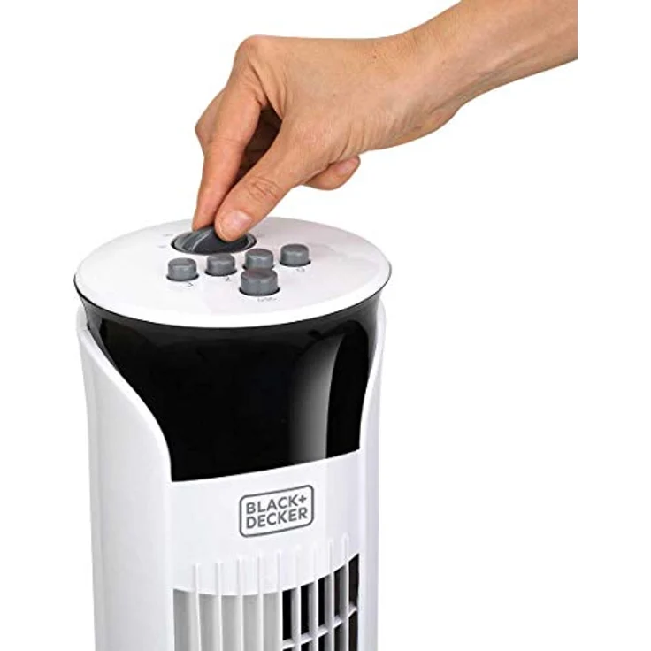 Black + Decker BXEFT47E Turmventilator, 45, Kunststoff, Ohne Fernbedienung, 81 cm, weiß – Bild 5