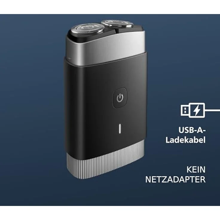 Philips PQ888/06, Mini Rasierer, elektrischer Nass- und Trockenrasierer mit ComfortCut-Klingensystem, 3D-Schwimmköpfen und leistungsstarkem Akku – Bild 2