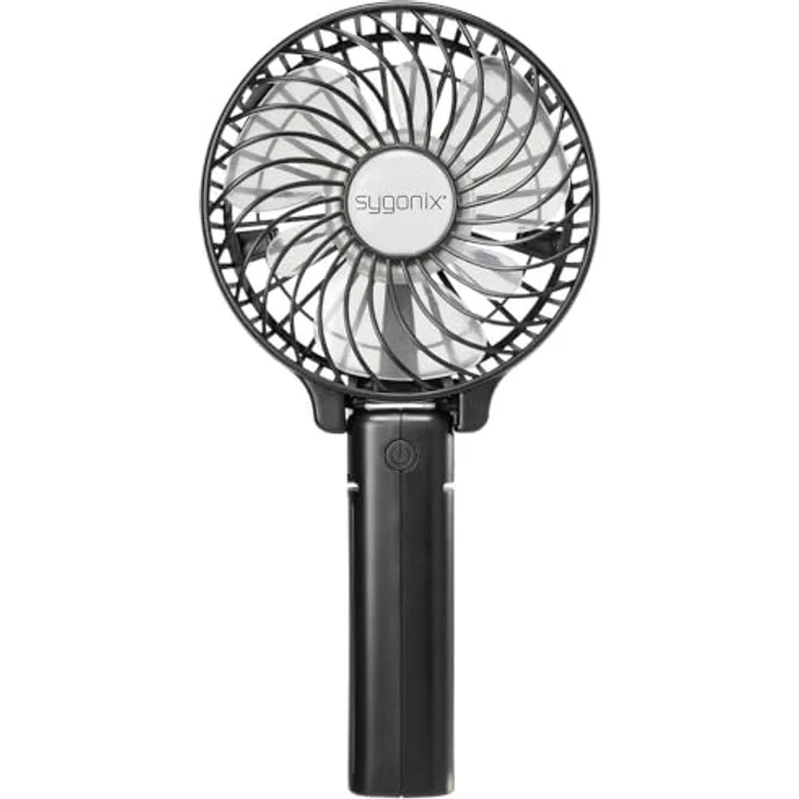 sygonix HP1 SY-5044238 Handventilator Schwarz – Bild 2