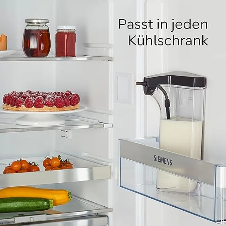Siemens Milchbehälter TZ90009, praktisch zu verstauen, Zubehör für Kaffeevollautomaten EQ.9 – Bild 4