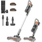 Worx Akku-Staubsauger Handsauger 20V WX038, 2x2Ah inkl. Ladehalterung