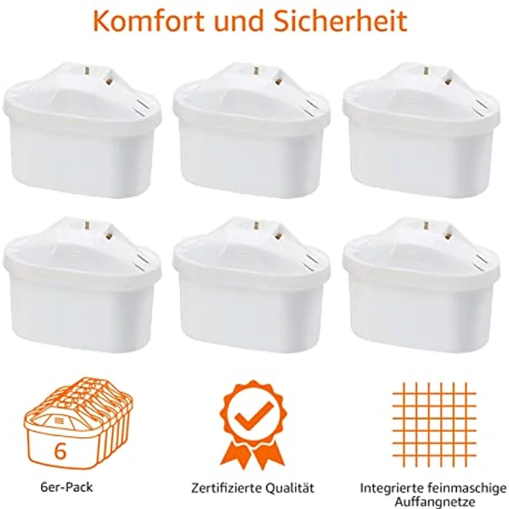 AmazonBasics Wasserfilterkartuschen – 6er Pack – Bild 5