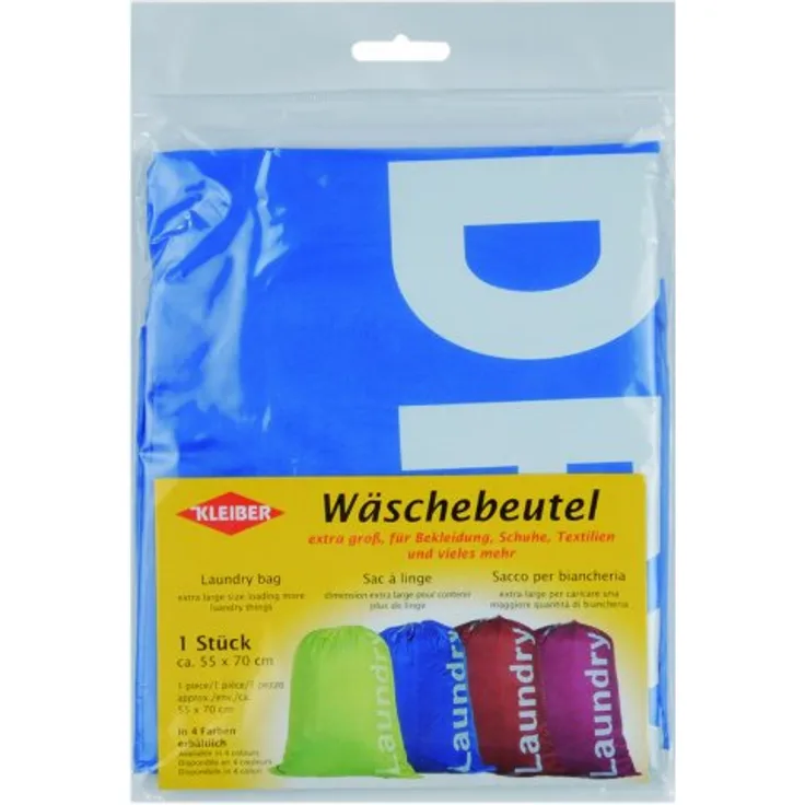 KLEIBER Wäschebeutel, blau
