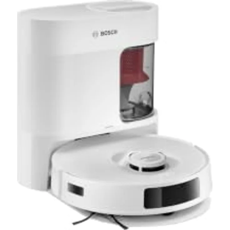 BOSCH BCRD2W Spotless Advanced Saugroboter mit integrierter Wischfunktion, 11.000 Pa Saugleistung, weiß