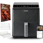 Cosori Dual Blaze Pro 6.4 L Heißluftfritteuse, VeSync-App, 1700,00 W, 2 Heizelemente: Ober-/Unterhitze, 40% schneller als herkömmliche Öfen - Preisvergleich