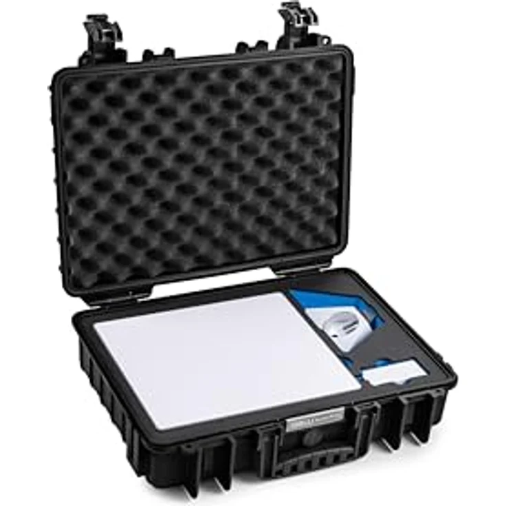 B&W International B&W Transportkoffer für Starlink Mini - Typ 5040 PP.162 Schwarz - Wasserdicht, staubdicht, bruchsicher und unverwüstlich – Bild 3