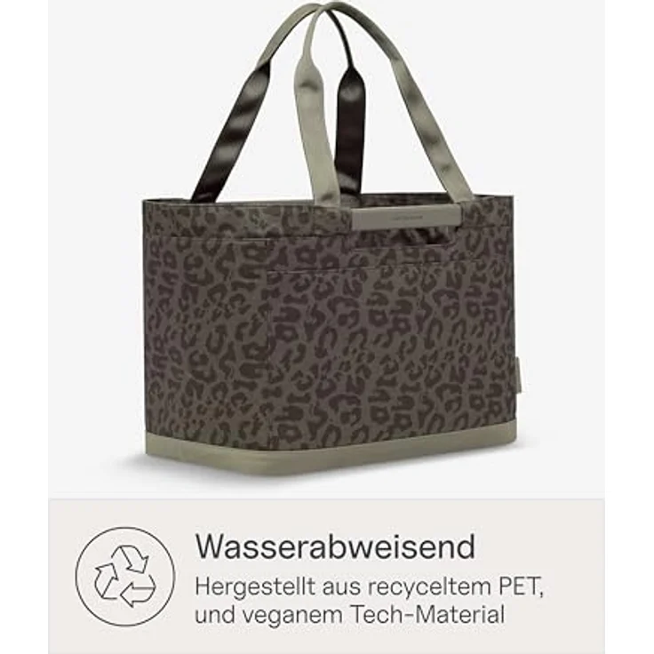 Kapten & Son Vaasa Shopper Tasche, 48 cm, braun, 100% Polyester, geräumig  – Bild 7