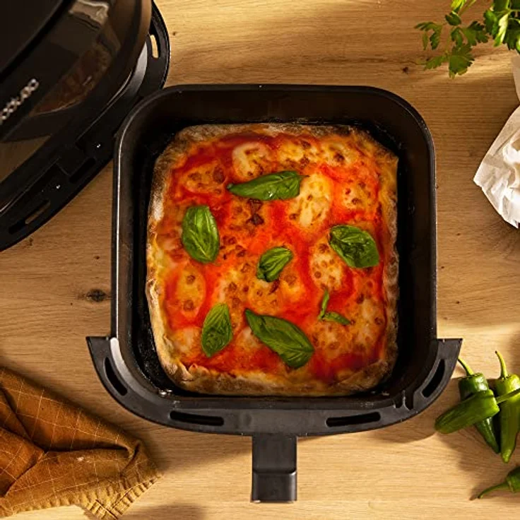 Cecotec Heißluftfritteuse Cecofry Absolute 7600 7,6 L. 2000 W, digital und kompakt, PerfectCook-Technologie, einstellbare Temperatur und Zeit, Touchpad, 8 Modi – Bild 4