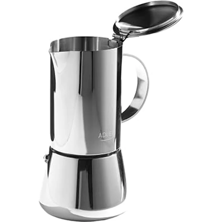 Adler Espressokocher AD 4417, 620ml, Spülmaschinenfest, Edelstahl, silber – Bild 2