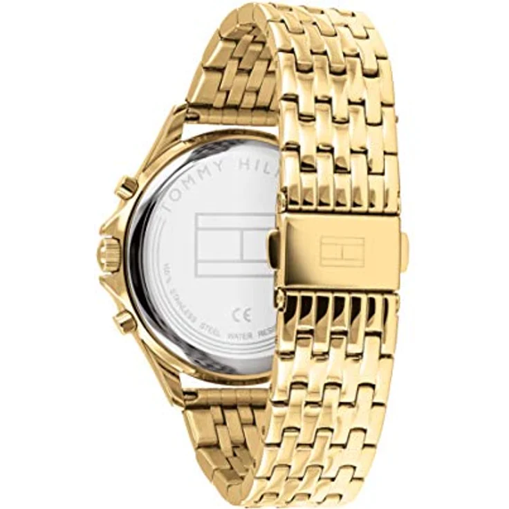 Tommy Hilfiger Multi Zifferblatt Quarz Uhr für Damen mit Gelbgoldfarbenes Edelstahlarmband - 1782142 – Bild 2