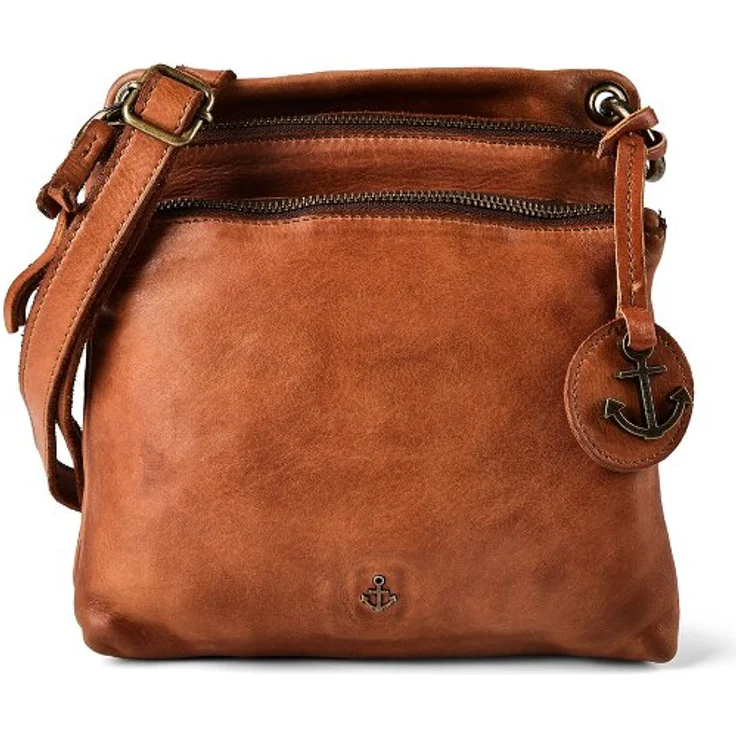 Harbour 2nd Anchor Love Adara Umhängetasche, 100% Leder, 20 cm, braun