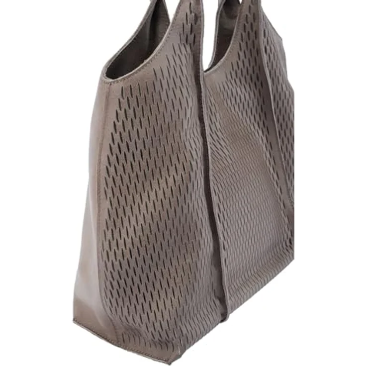 FredsBruder Soft Cut Schultertasche, Handtasche aus Leder, 35 cm, schwarz – Bild 3