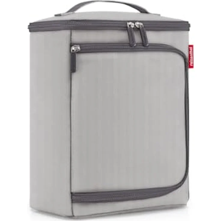 reisenthel Coolerbox Herringbone Grey, 7 l, wasserabweisend mit starker Thermo-Isolierung und zwei Tragegriffen – Bild 2