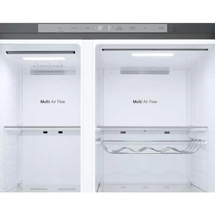 LG GSLE81PYBD, Side-by-Side Kühlschrank, 628L, Multi-Airflow, Prime Silver, Total NoFrost, DoorCooling+ – Bild 10