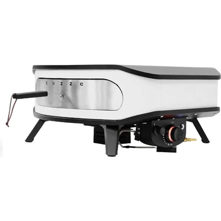 cozze - Gas-Pizzaofen mit Rotationsstein, Leistung 6,0 kW, perfektes Kochen von Pizza, Ø 42,5 cm, integriertes Thermometer, verzinkter Stahl – Bild 4