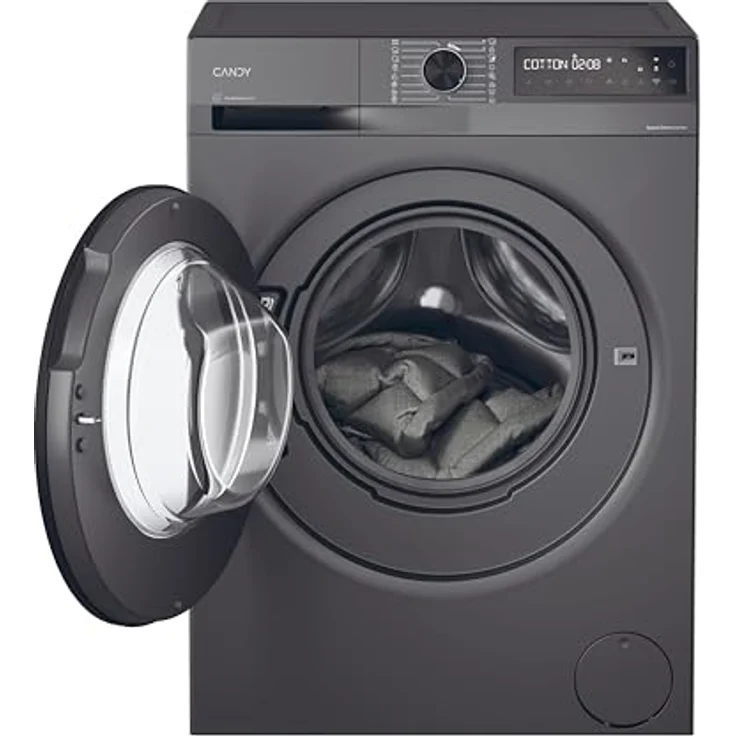 Candy Pro Wash 500 BR 410B8G-S, Frontlader Waschmaschine mit 10 kg Kapazität, 1400 RPM, energieeffizient, anthrazit – Bild 2