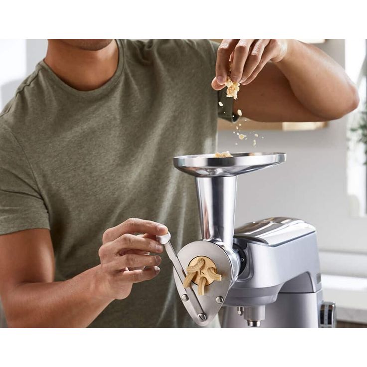 Kenwood KAX92.A0ME Pasta Fresca Nudelpresse, kompatibel mit Kenwood Chef und kMix, Edelstahl, Aluminium – Bild 3