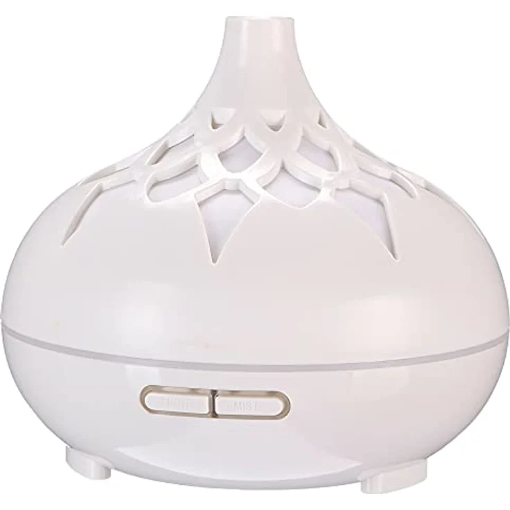 Sixtol Aroma Diffuser Palm, elektrischer Aroma Diffuser in weiss glänzend, 500 ml – Bild 1