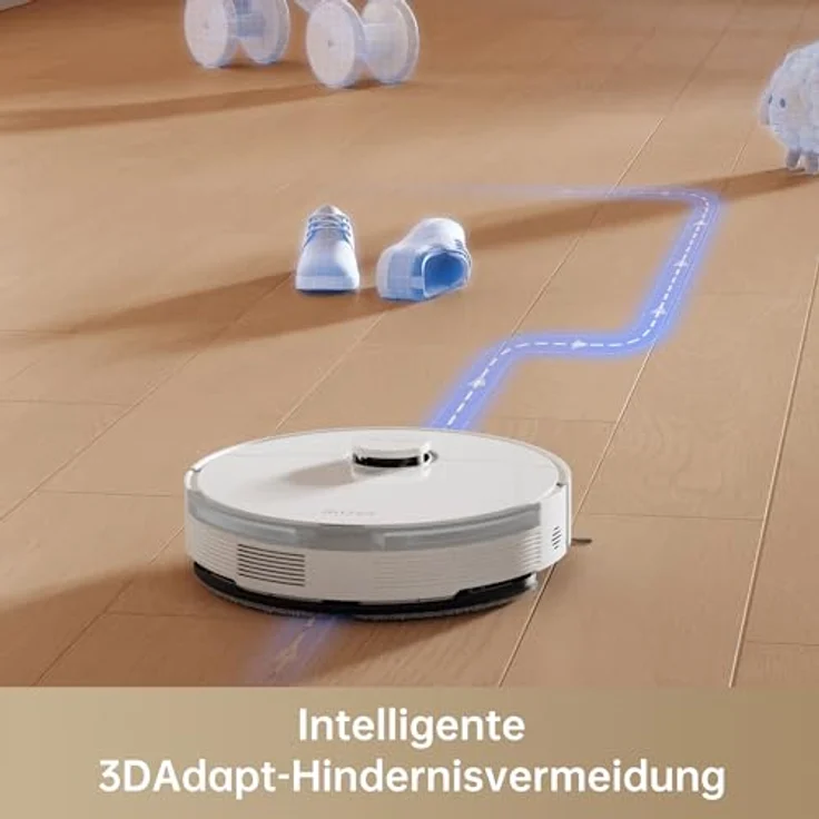 Dreame Mova S10 Saugroboter, 7,000Pa Saugkraft, 3DAdapt-Hindernisvermeidung, 7 mm Moppanhebung – Bild 5
