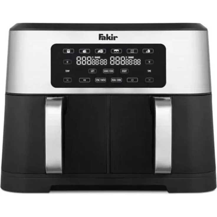 FAKIR Heißluftfritteuse Chefry premium, 2800W Heißluft, edst/sw