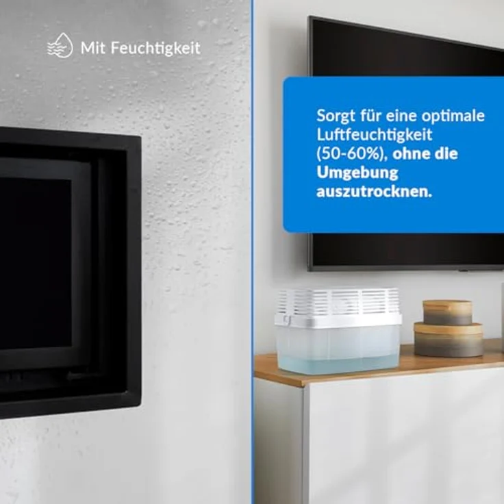 Humydry Luftentfeuchter Premium 1000g, 28100C6 - Ideal für Räume bis 80m³ (35m²) – Bild 8
