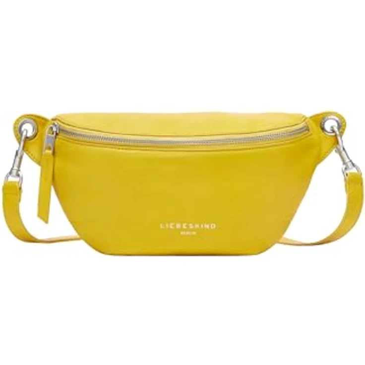Liebeskind Berlin Umhängetasche Seasonal Noos Sheep Natural, aus echtem Schafsleder, Lemon (senfgelb) – Bild 2